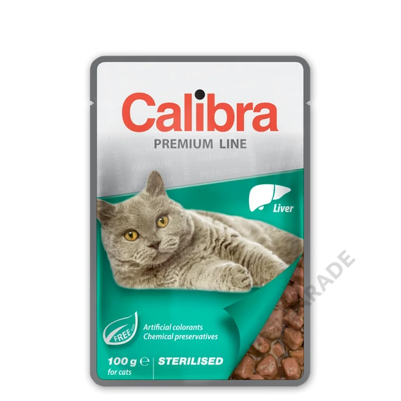 Calibra Cat Premium Line Sterilised Liver 100 gr