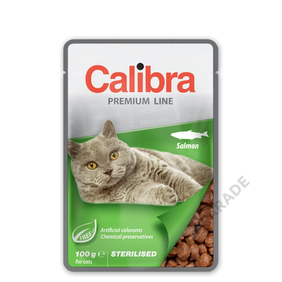 Calibra Cat Premium Line Sterilised Salmon 100 gr